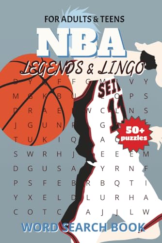 NBA Legends & Lingo Word Search Book: Celebrate Basketball's Greatest Players & Terms with Fun Word Searches! NBA Legends & Lingo Word Search Book: Celebrate Basketball's Greatest Players & Terms with Fun Word Searches! von Independently published