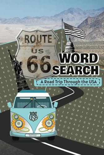 Route 66 Word Search Road Trip Through the USA: An Entertaining Puzzle Quest Across the United States Route 66 Word Search Road Trip Through the USA: An Entertaining Puzzle Quest Across the United States von Independently published