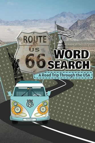 Route 66 Word Search Road Trip Through the USA: An Entertaining Puzzle Quest Across the United States Route 66 Word Search Road Trip Through the USA: An Entertaining Puzzle Quest Across the United States von Independently published