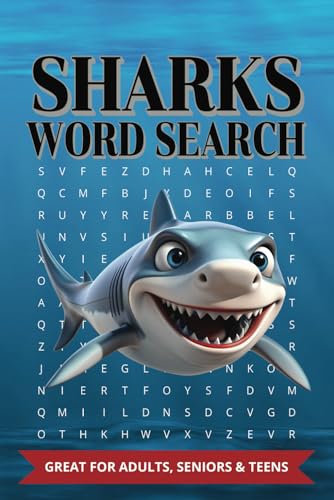 Sharks Word Search: Fun and Challenging Shark-Themed Puzzles Sharks Word Search: Fun and Challenging Shark-Themed Puzzles von Independently published