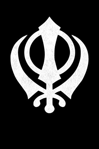Khanda Sikh Symbol: Blank Lined Notebook, Journal or Diary