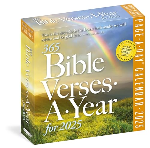 365 Bible Verses-A-Year Page-A-Day® Calendar 2025: Timeless Words from the Bible to Guide, Comfort, and Inspire von Workman Calendars