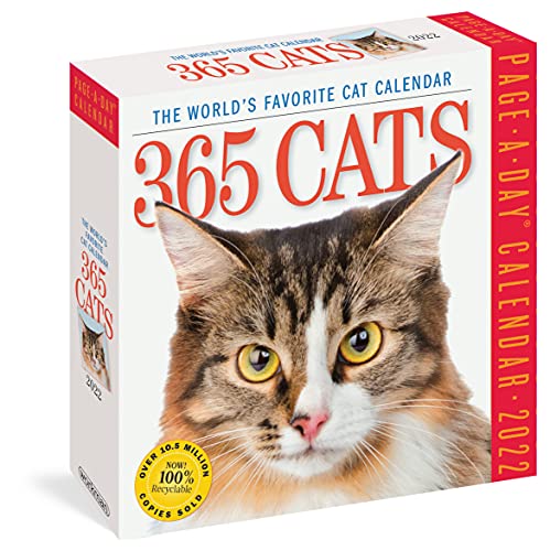 2022 365 Cats Page-A-Day Calendar: The World's Favorite Cat Calendar