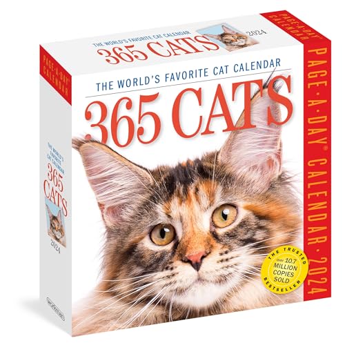 365 Cats Page-A-Day Calendar 2024: The World's Favorite Cat Calendar von Workman Publishing
