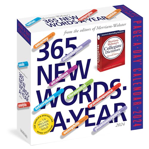 365 New Words-A-Year Page-A-Day Calendar 2024: From the Editors of Merriam-Webster von Workman Publishing