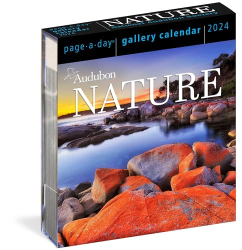 Audubon Nature Page-A-Day Gallery Calendar 2024: The Power and Spectacle of Nature Captured in Vivid, Inspiring Images