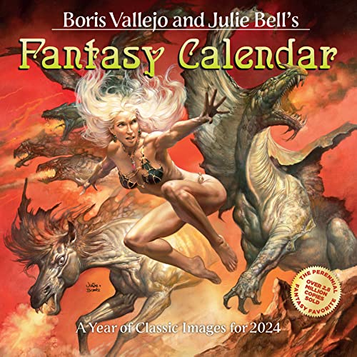 Boris Vallejo & Julie Bell's Fantasy Wall Calendar 2024: A Year of Classic Images for 2024 von Workman Publishing