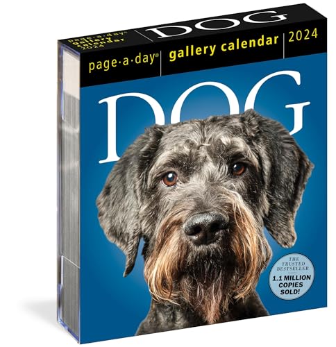 Dog Page-A-Day Gallery Calendar 2024: An Elegant Canine Celebration von Workman Publishing