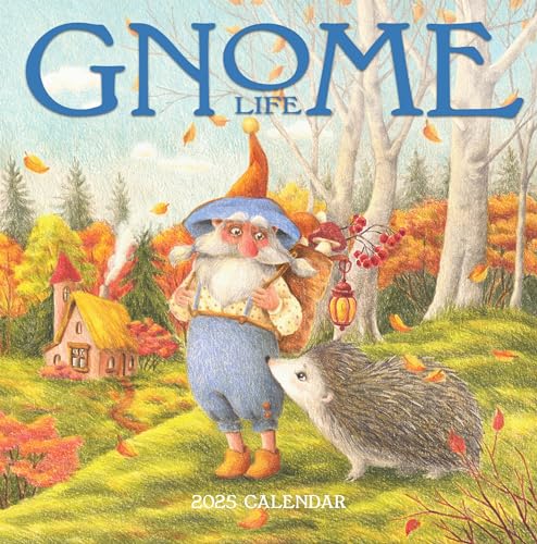 Gnome Life Wall Calendar 2025 Gnome Life Wall Calendar 2025