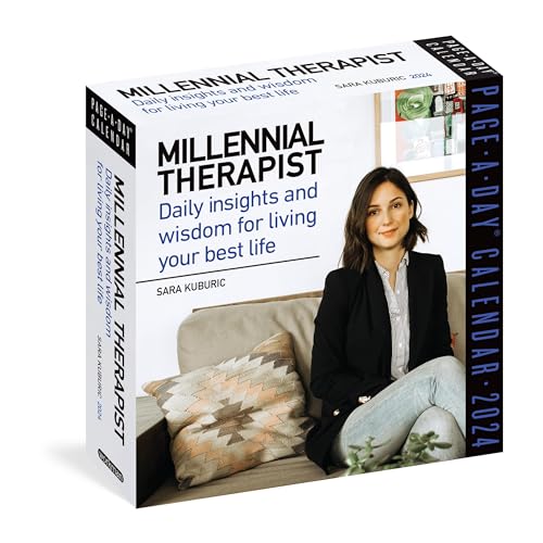 Millennial Therapist Page-A-Day Calendar 2024: Daily Insights and Wisdom for Living Your Best Life von Workman Publishing Company