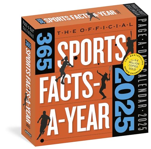 Official 365 Sports Facts-A-Year Page-A-Day® Calendar 2025: Triva, Record-Breaking Feats, Come from Behind Wins & Quotes von Workman Calendars