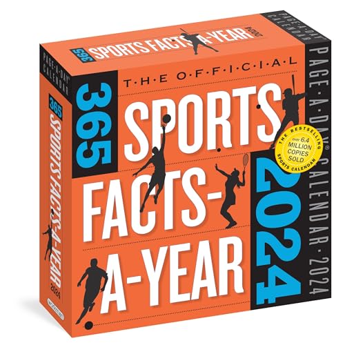 Official 365 Sports Facts-A-Year Page-A-Day Calendar 2024: Trivia, Record-Breaking Feats, Come From Behind Wins & Quotes Official 365 Sports Facts-A-Year Page-A-Day Calendar 2024: Trivia, Record-Breaking Feats, Come From Behind Wins & Quotes