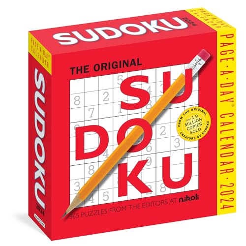 Original Sudoku Page-A-Day Calendar 2024: 366 Puzzles From the Editors at Nikoli Original Sudoku Page-A-Day Calendar 2024: 366 Puzzles From the Editors at Nikoli
