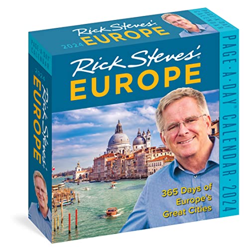 Rick Steves' Europe Page-A-Day Calendar 2024: 365 Days of Europe's Great Cities von Workman Publishing Company