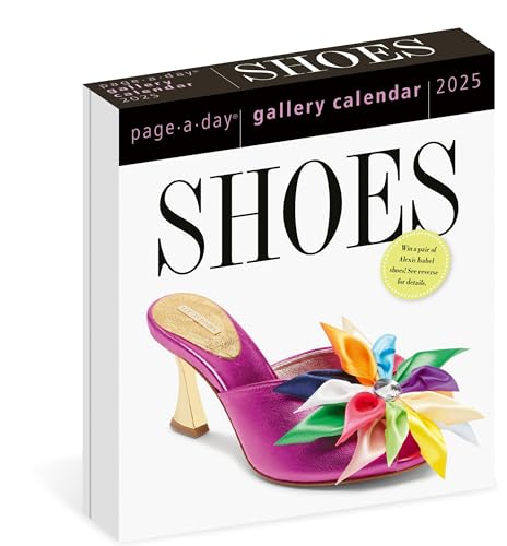 Shoes Page-A-Day® Gallery Calendar 2025: Everyday a New Pair to Indulge the Shoe Lover's Obsession