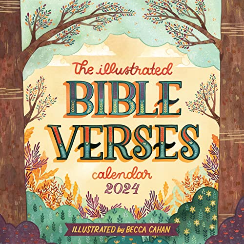 The Illustrated Bible Verses Wall Calendar 2024: Timeless Wise Words of the Bible von Workman Publishing