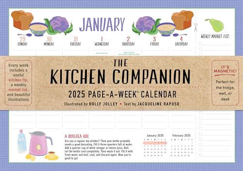 The Kitchen Companion Page-A-Week Calendar 2025: It's Magnetic! Perfect for the Fridge, Wall, or Desk The Kitchen Companion Page-A-Week Calendar 2025: It's Magnetic! Perfect for the Fridge, Wall, or Desk