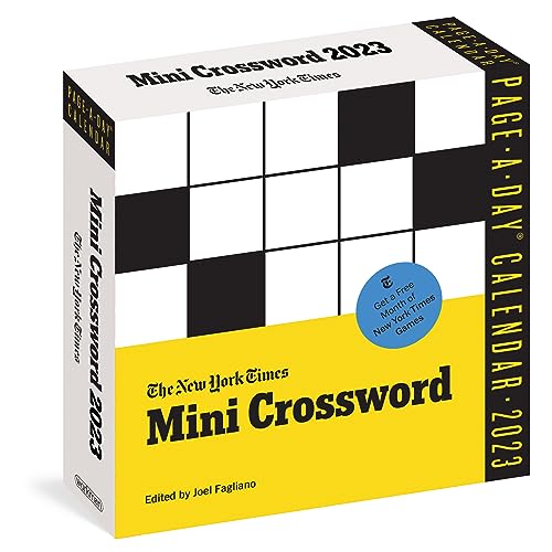 The New York Times Mini Crossword Page-A-Day Calendar for 2023: For Crossword Beginners and Puzzle Pros von Workman Publishing