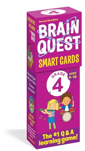 Brain Quest 4th Grade Smart Cards Revised 5th Edition: Ages 9-10 (Brain Quest Smart Cards)