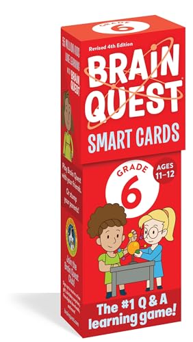 Brain Quest 6th Grade Smart Cards Revised 4th Edition (Brain Quest Smart Cards)