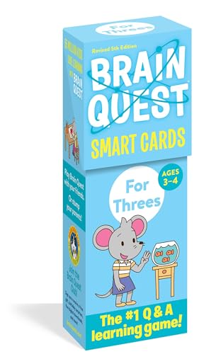 Brain Quest For Threes Smart Cards Revised 5th Edition: Ages 3-4 (Brain Quest Smart Cards) von Workman Publishing Company
