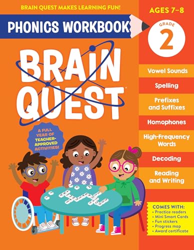 Brain Quest Phonics Workbook: Grade 2 (Brain Quest Phonics Workbooks, 4) von Workman Kids