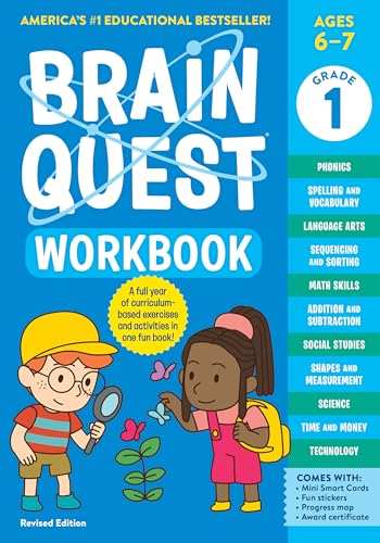 Brain Quest Workbook: 1st Grade Revised Edition (Brain Quest Workbooks) von Workman Publishing Company
