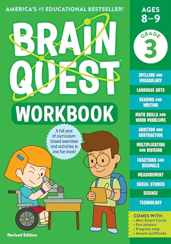 Brain Quest Workbook: 3rd Grade Revised Edition (Brain Quest Workbooks) von Workman Publishing Company