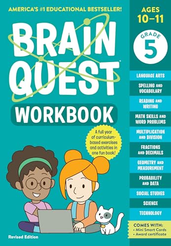Brain Quest Workbook: 5th Grade Revised Edition (Brain Quest Workbooks) von Workman Publishing Company