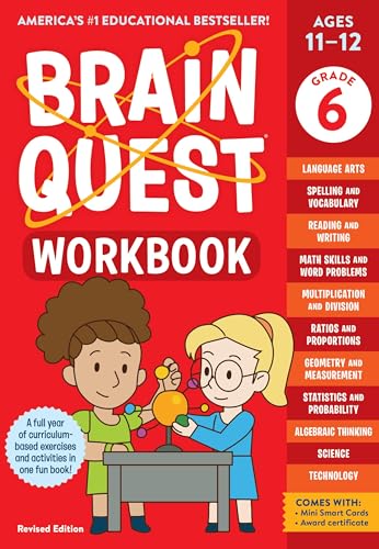 Brain Quest Workbook: 6th Grade Revised Edition (Brain Quest Workbooks) von Workman Publishing Company