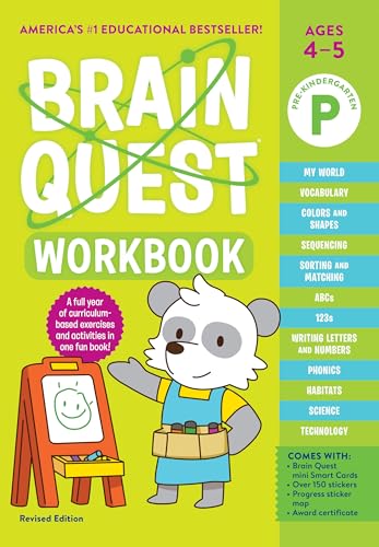 Brain Quest Workbook: Pre-K Revised Edition (Brain Quest Workbooks) von Workman Publishing Company