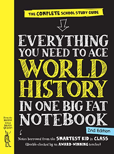 Everything You Need to Ace World History in One Big Fat Notebook, 2nd Edition (UK Edition): The Complete School Study Guide (Big Fat Notebooks) von Workman Publishing Company
