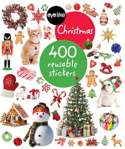Eyelike Stickers: Christmas: 400 Reusable Stickers Eyelike Stickers: Christmas: 400 Reusable Stickers