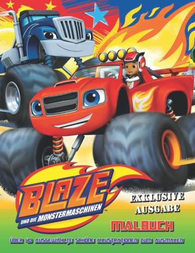Malbuch _ Βlaze und die Monstermaschinen _ Über 40 ausgewählte schöne Illustrationen zum Ausmalen