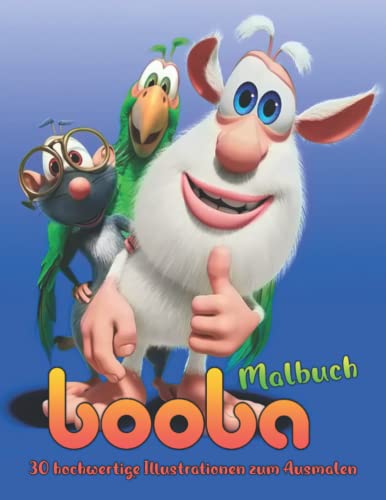 Βooba _ Malbuch _ 30 hochwertige Illustrationen zum Ausmalen