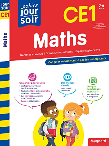 Maths CE1 - Cahier Jour Soir: Conçu et recommandé par les enseignants von MAGNARD