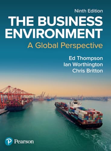 The Business Environment: A Global Perspective von Pearson