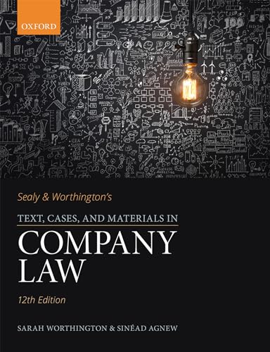 Sealy & Worthington's Text, Cases, & Materials in Company Law von Oxford University Press