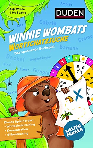 Weltenfänger: Winnie Wombats Wortschatzsuche (Spiel): Das spannende Suchspiel von Duden
