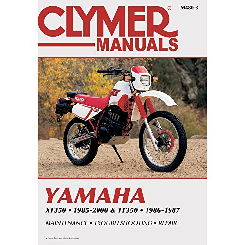 Yamaha XT350 & TT350 Motorcycle (1985-2000) Service Repair Manual: Maintenance, Troubleshooting, Repair (CLYMER MOTORCYCLE REPAIR)