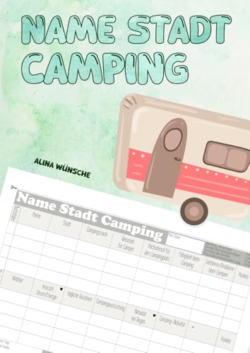 Name Stadt Camping: Der Spieleklassiker Name Stadt Spiel neu aufgelegt. Werde zum Wissens-König mit 14 coolen Kategorien und praktischen Seiten zum Ausschneiden