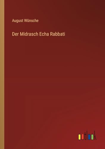 Der Midrasch Echa Rabbati von Outlook Verlag