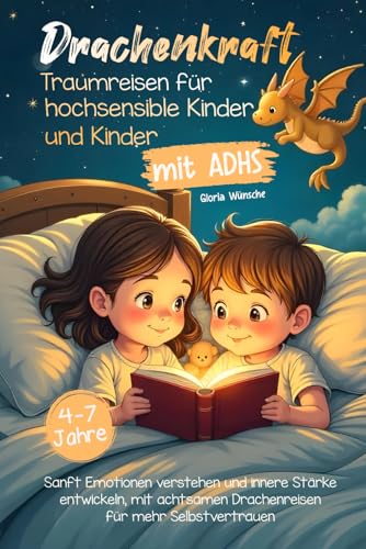 Drachenkraft: Traumreisen für hochsensible Kinder und Kinder mit ADHS – Sanft Emotionen verstehen und innere Stärke entwickeln, mit achtsamen Drachenreisen für mehr Selbstvertrauen (4-7 Jahre) von Gloria Wünsche