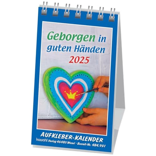 Geborgen in guten Händen 2025: Mini-Aufkleber-Kalender