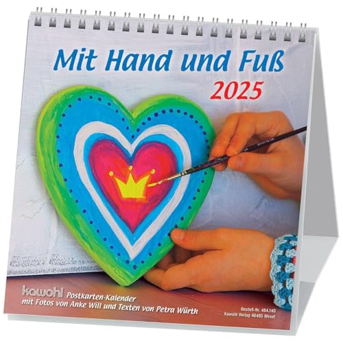 Mit Hand und Fuß 2025: Postkartenkalender mit Bildern, die berühren