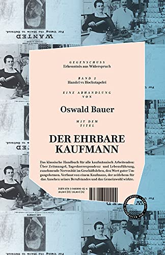 Gegenschuss 2: Erich Wulffen "Der Hochstapler" vs Oswald Bauer "Der ehrbare Kaufmann" von Verlag Das Kulturelle Gedächtnis