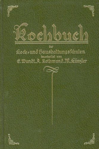 Kochbuch der Koch- und Haushaltungsschulen