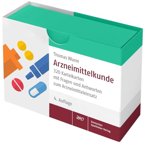 Arzneimittelkunde: 320 Karteikarten mit Fragen und Antworten zum Arzneimitteleinsatz von Deutscher Apotheker Vlg