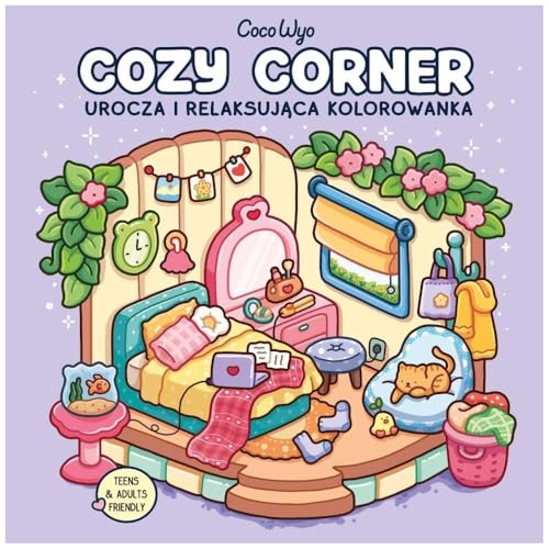 Cozy Corner. Urocza i relaksująca kolorowanka von Znak Emotikon