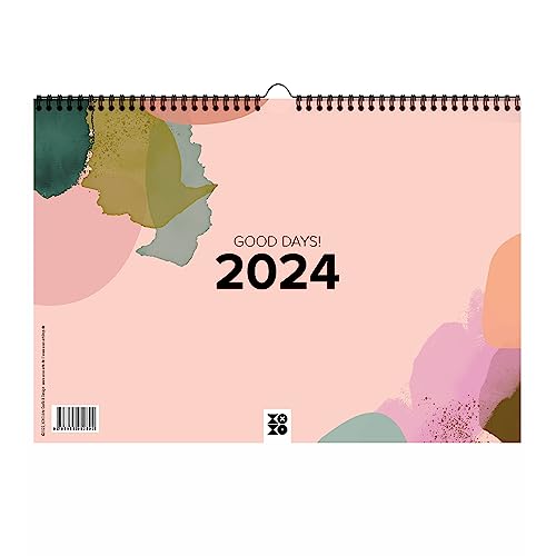"GOOD DAYS", Wandkalender 2024: Ein Wandschmuck für Designliebhaber: Der dekorative Monatskalender von XOXO Arte von XOXO Arte (Nova MD)